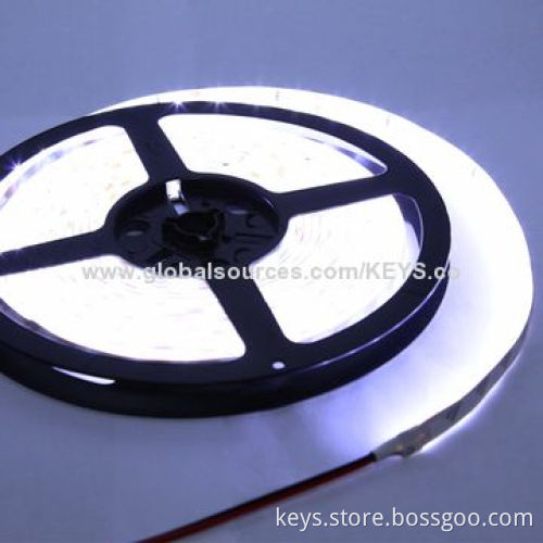 5m Daylight White 3014 600 SMD LED Strip Light, 120 degree beam angle, 7,000K color temperature
